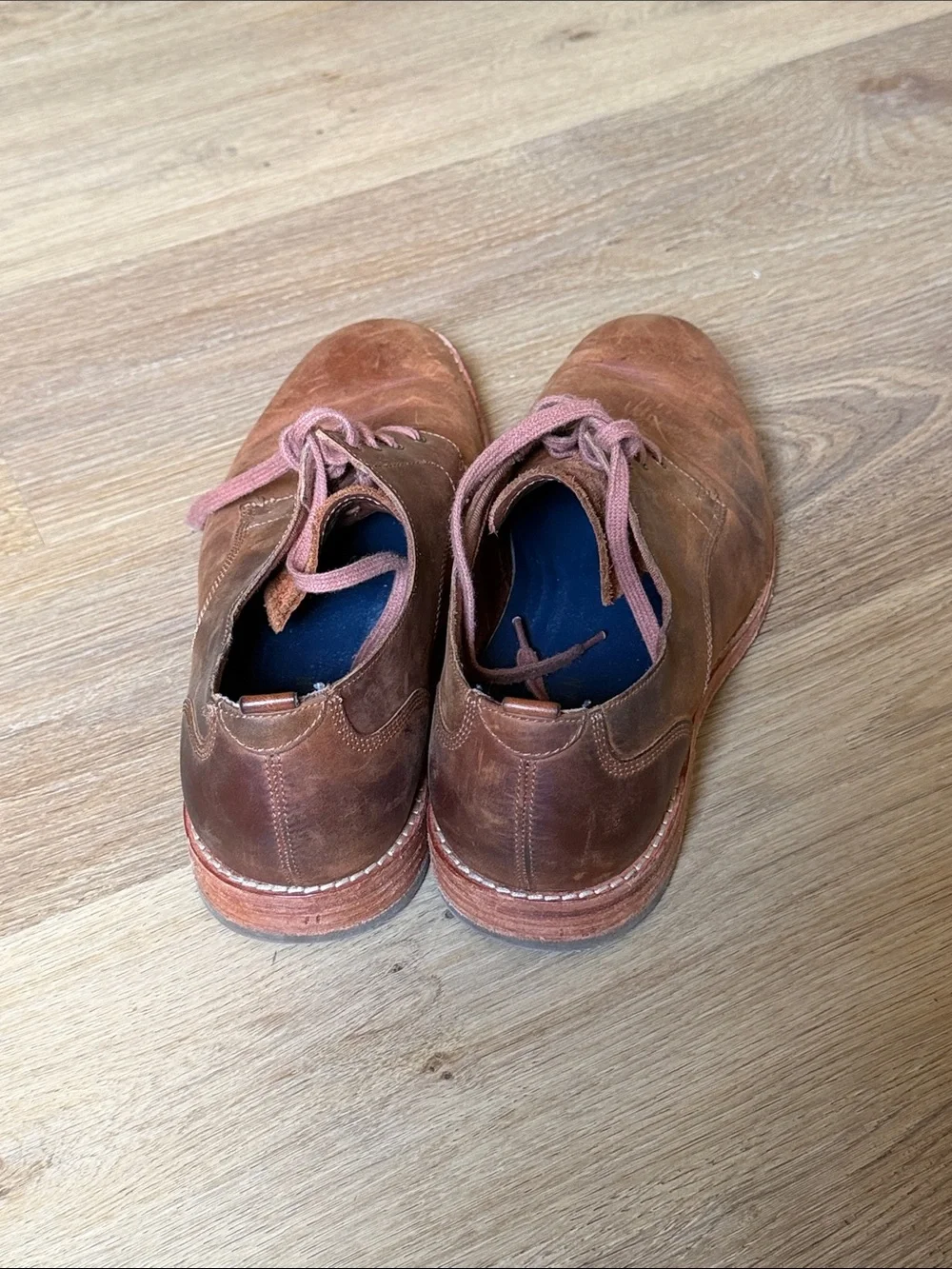 Cole Haan Men’s Brown Leather Derby Shoes